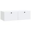 vidaXL Wall-Mounted TV Cabinet 98 x 41 x 30 cm White Engineered Wood