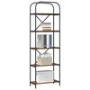 vidaXL Bookshelf Smoked Oak 60 x 30 x 183 cm Engineered wood