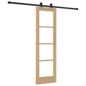vidaXL Sliding Door ORKDAL Natural 61 x 198.5 cm
