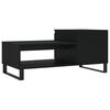 vidaXL Coffee Table Black 100x50x45 cm Engineered Wood