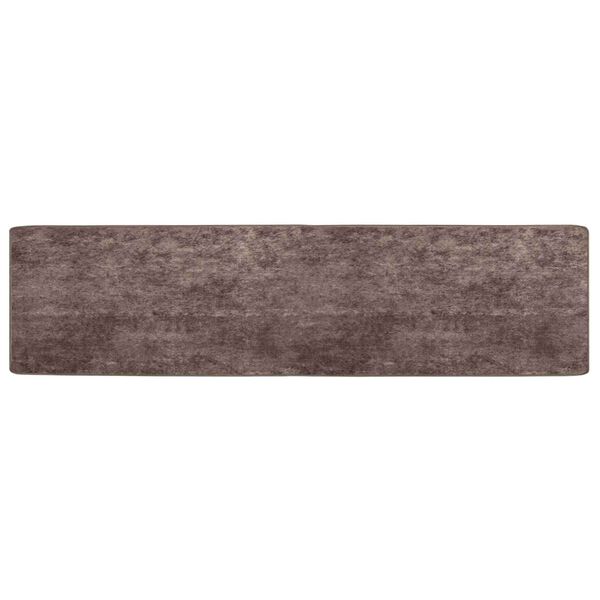 vidaXL Rug Runner MARSA Grey 200 x 50 cm Polyester and PVC