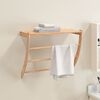 vidaXL Towel Rack 60x25.5x49 cm Solid Wood Walnut