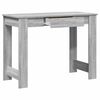 vidaXL Desk Grey Sonoma 100x45x75 cm Engineered Wood
