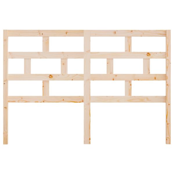 vidaXL Bed Headboard 166x4x100 cm Solid Wood Pine