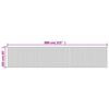 vidaXL Room Divider Light Natural 165x800 cm Bamboo
