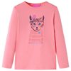 vidaXL Kids'T-shirt with Long Sleeves Pink 116