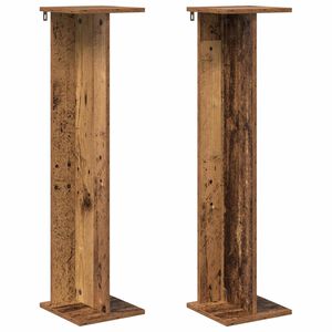 vidaXL Plant Stand Old Wood 25 x 25.5 x 100.5 cm Engineered Wood