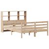 vidaXL Bookcase Bed without Mattress 140x200 cm Solid Wood Pine