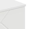 vidaXL Bathroom Cabinet with Door High Gloss White 30 x 31.5 x 61 cm