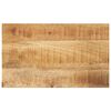 vidaXL Table Top 40x20x2,5 cm Rectangular Solid Wood Rough Mango