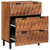 vidaXL Sideboard 3 pcs Acacia Brown Finish 60 x 33 x 75 cm
