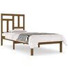 vidaXL Bed Frame without Mattress Honey Brown 90x190 cm Single Solid Wood Pine