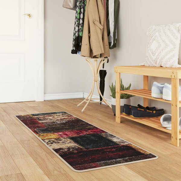 vidaXL Rug Runner MARSA Multicolour 150 x 50 cm Polyester and PVC