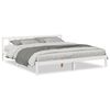 vidaXL Extra Long Bed Frame without Mattress White 200x220 cm Solid Wood Pine