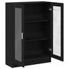 vidaXL Book Cabinet Black Oak 82.5x30.5x115 cm Engineered Wood
