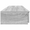 vidaXL Bed Drawers Grey Sonoma 135 x 36.5 x 16.5 cm Engineered Wood