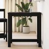 vidaXL Bar Table Black Oak 102 x 50 x 103.5 cm Engineered Wood