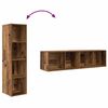 vidaXL TV Cabinet Set 2 pcs Brown 37 x 37 x 142.5 cm Engineered Wood