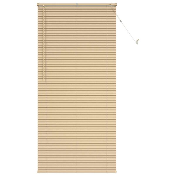 vidaXL Venetian Blind Manual Light Brown with Pattern 213 x 100 cm PVC