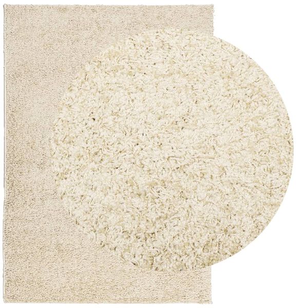 vidaXL Shaggy Rug PAMPLONA High Pile Modern Gold 240x340 cm
