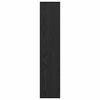 vidaXL Book Cabinet Black Oak 137.5 x 29 x 137.5 cm Engineered Wood