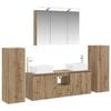 vidaXL Bathroom Furniture Set 6 pcs Artisan Oak