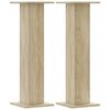 vidaXL Plant Stands 2 pcs Sonoma Oak 30x30x95 cm Engineered Wood