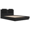 vidaXL Bed Frame with Headboard Old Wood 140 x 200 cm Engineered Wood