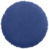 vidaXL Seat Cushions 2 pcs Police Blue Ø 30 x 13 cm Velvet