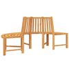 vidaXL Tree Bench Half Round &Oslash;201 cm Solid Wood Teak