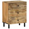 vidaXL Bedside Cabinet 50x33x60 cm Solid Wood Mango