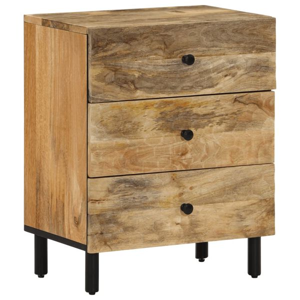 vidaXL Bedside Cabinet 50x33x60 cm Solid Wood Mango