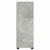 vidaXL Bathroom Cabinet with Drawer Concrete Grey 72.5 x 36.5 x 100 cm