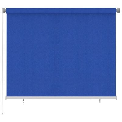 vidaXL Outdoor Roller Blind 180x140 cm Blue HDPE