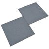 vidaXL Fall Protection Tiles 6 pcs Rubber 50x50x3 cm Grey