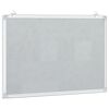 vidaXL Magnetic Whiteboard 40x30x1.7 cm Aluminium