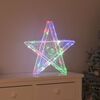 vidaXL 3D Star with 50 LEDs Multicolour 55 x 53.5 x 10 cm Acrylic