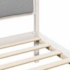 vidaXL Bed Frame Light Grey 140 x 200 cm Solid Pine Wood