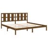 vidaXL Bed Frame without Mattress Honey Brown 200x200 cm Solid Wood Pine