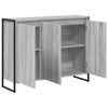 vidaXL Side Cabinet Grey Sonoma 96.5 x 30 x 75 cm Engineered Wood