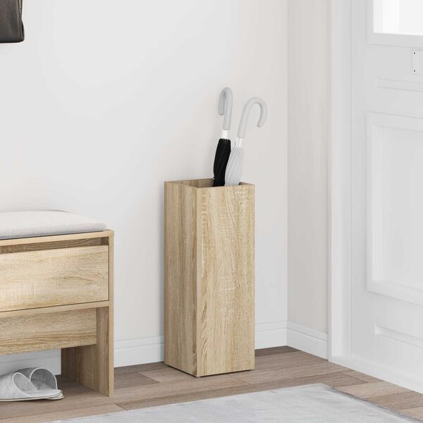 vidaXL Umbrella Stand Sonoma Oak 20 x 20 x 55.5 cm Engineered Wood