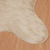 vidaXL Faux Sheepskin Rug Tafalla Beige 60 x 90 cm Polyester