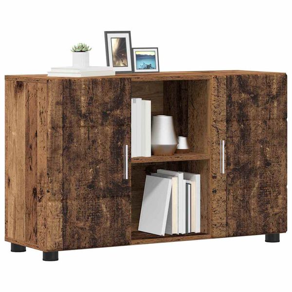 vidaXL Sideboard FLORIN Old Wood 88.5 x 30.5 x 55.5 cm Engineered Wood