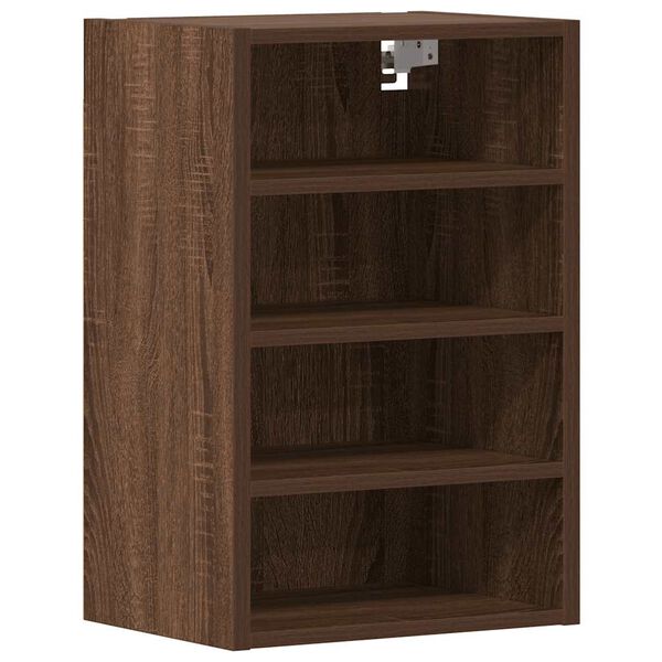 vidaXL Hanging Cabinet Riga Brown Oak 40x29.5x60 cm Engineered Wood