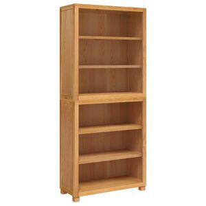 vidaXL Storage Furniture Set with Shelf 2 pcs Natural 80 x 35 x 185 cm