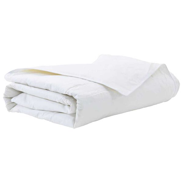 vidaXL Summer Duvet White 155 x 200 cm Feather