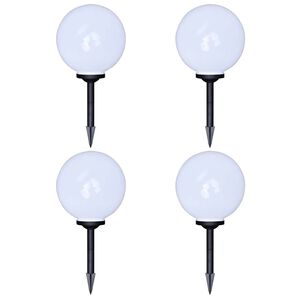 vidaXL Outdoor Pathway Lamps 4 pcs LED 30 cm with Ground Spike