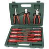 Br&uuml;der Mannesmann 11 Piece VDE Screwdriver and Pliers Set 11240