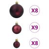 vidaXL Christmas Baubles 100 pcs Champagne and Dark Brown &Oslash;3/4/6 cm