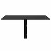 vidaXL Folding Wall Table Black 100x60x56 cm Engineered Wood